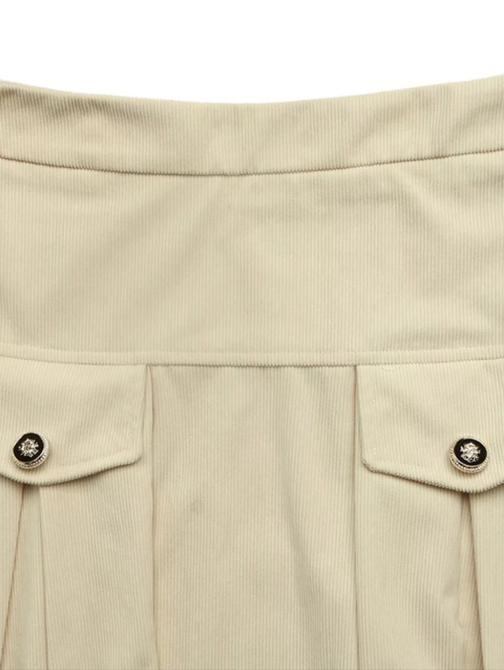 High Waist Pleated Midi Skirt - Picture 12 of 13